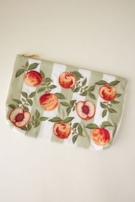 Elizabeth Scarlett x Anthropologie Streifen Pfirsich Tasche