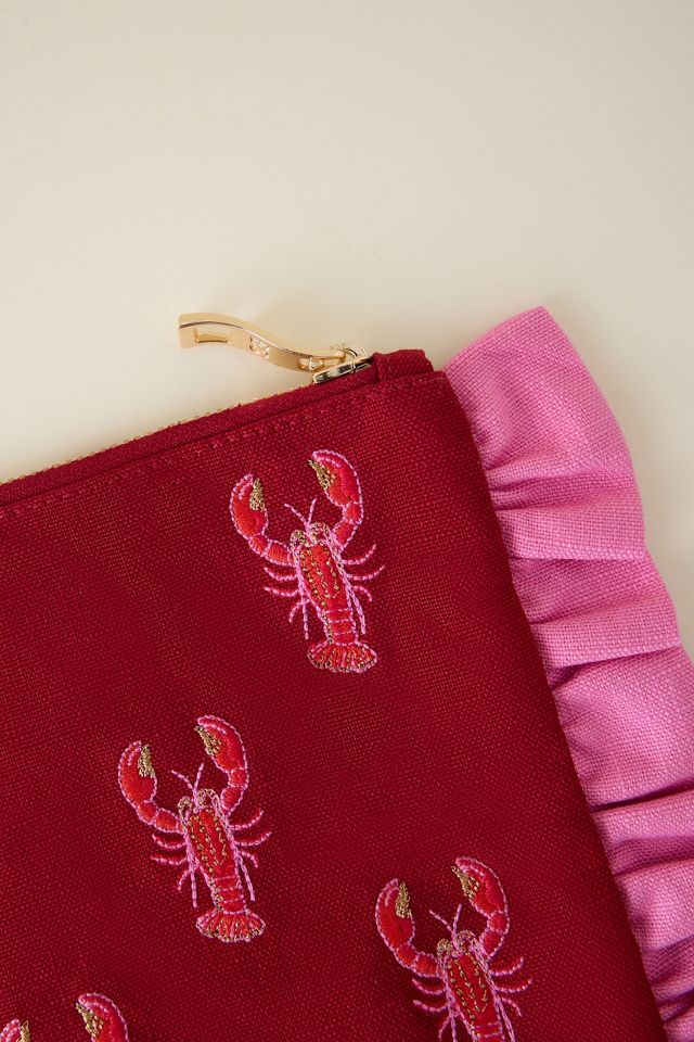 Elizabeth Scarlett x Anthropologie Lobster Frill Pouch #1