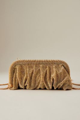 Shop Anthropologie Sparkle Clutch Bag In Gold