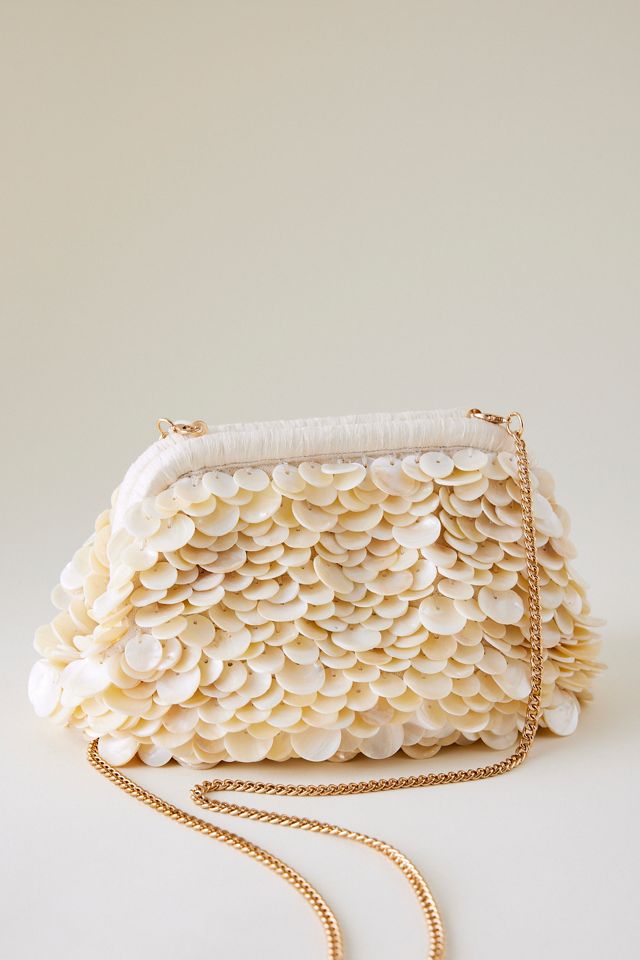 Embellished Shell Clutch #4