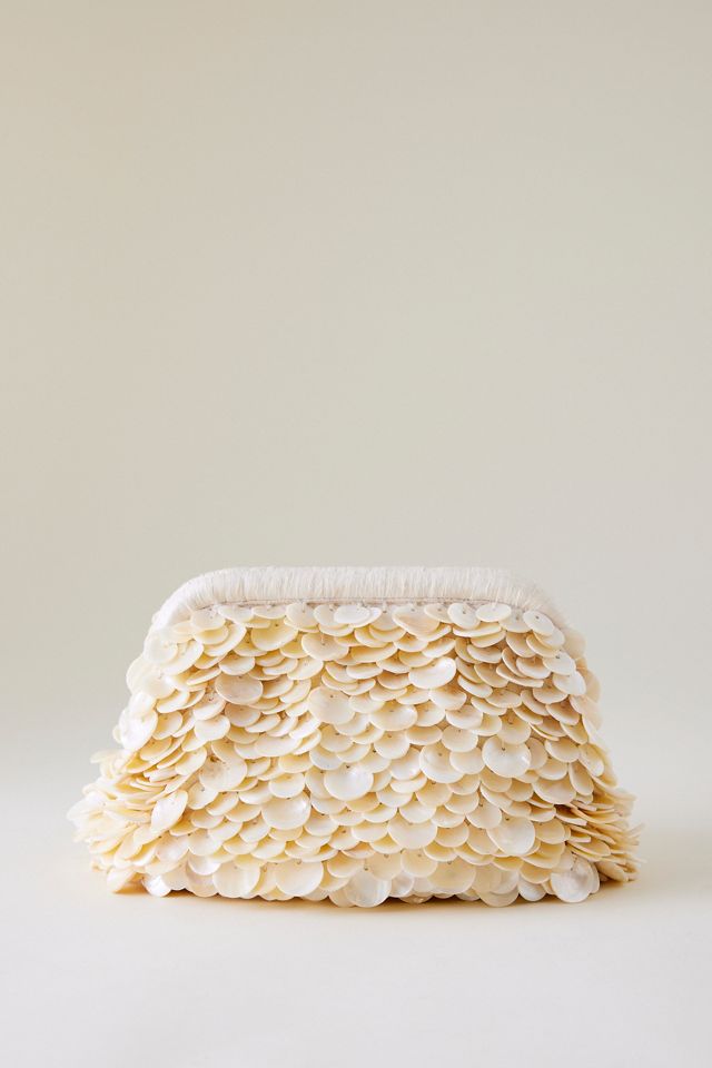 Embellished Shell Clutch #1