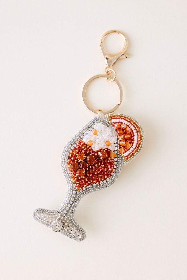 Beaded Spritz Bag Charm #1