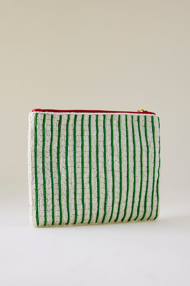 Beaded Strawberry Pouch #1