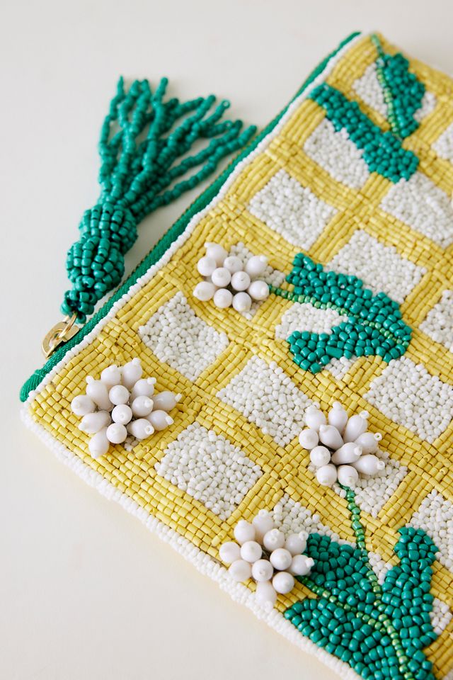 Bolsa con Cuentas Florales #2