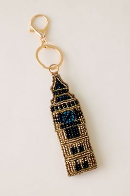Beaded Big Ben Bag Charm