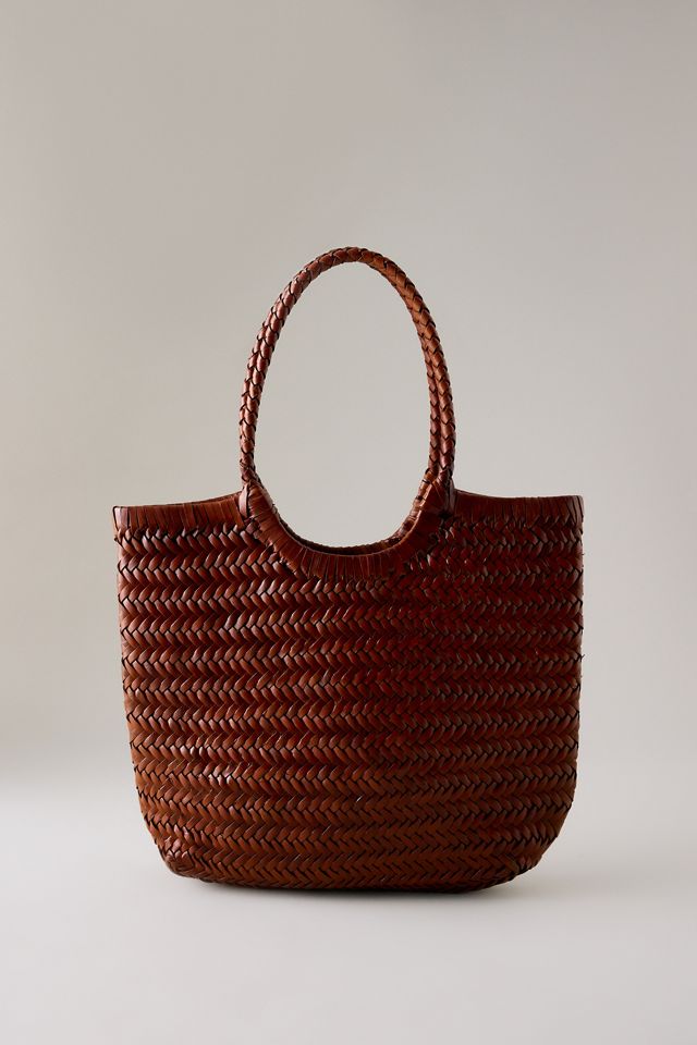 Bolso Mini Nola de Cuero Tejido #1