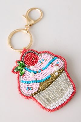 Dije de Bolso de Cupcake con Cuentas