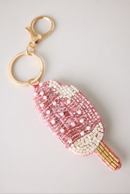 Dije de Bolso de Paleta de Hielo con Cuentas