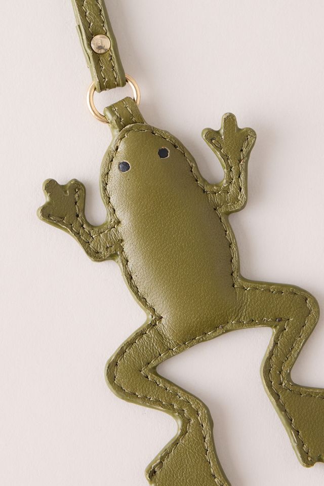 Leder-Frosch-Taschenanhänger #1