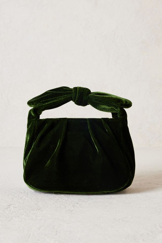 Mini Velvet Satchel Bag #3