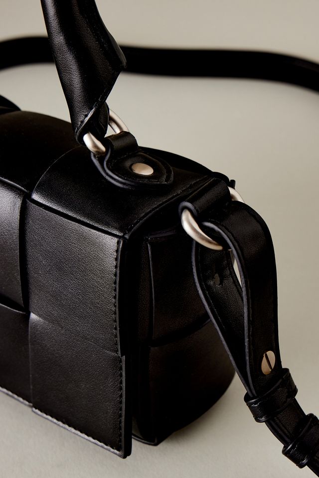 Woven Leather Micro Crossbody Hand Bag #2