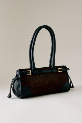 By Anthropologie East West Suede Buckle Bag