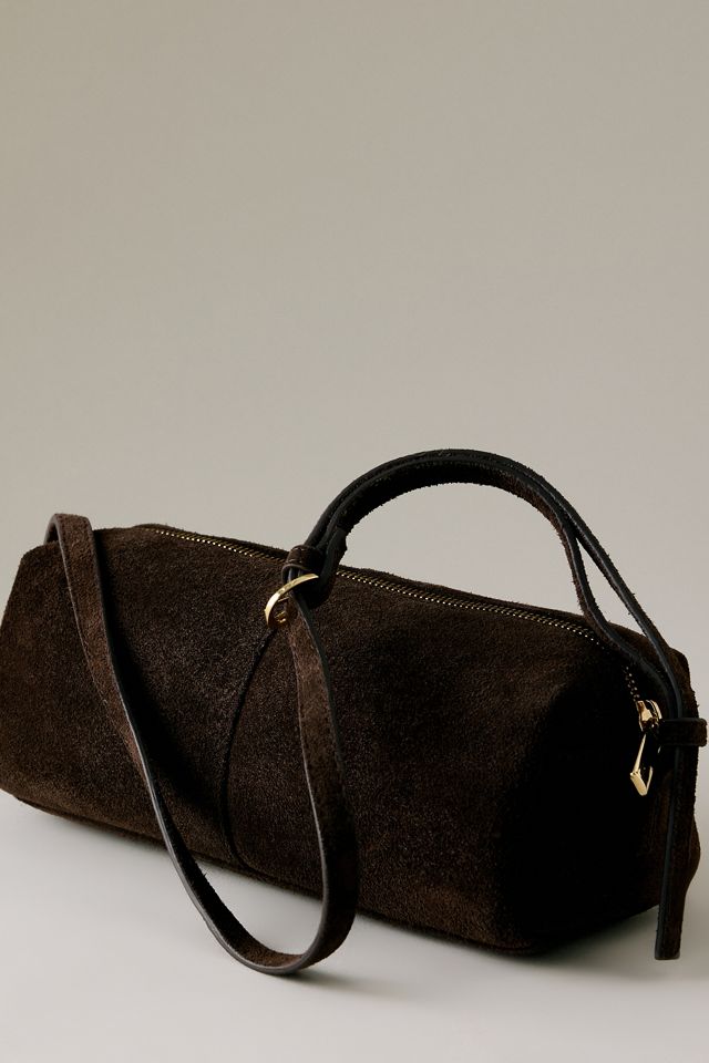 Borsa a Botte in Pelle Scamosciata #2