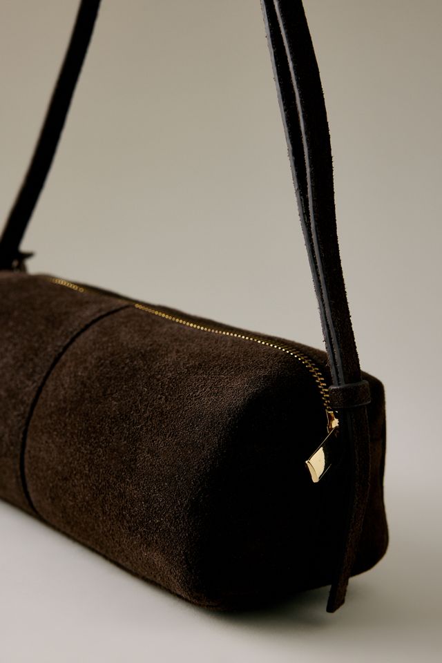 Borsa a Botte in Pelle Scamosciata #4