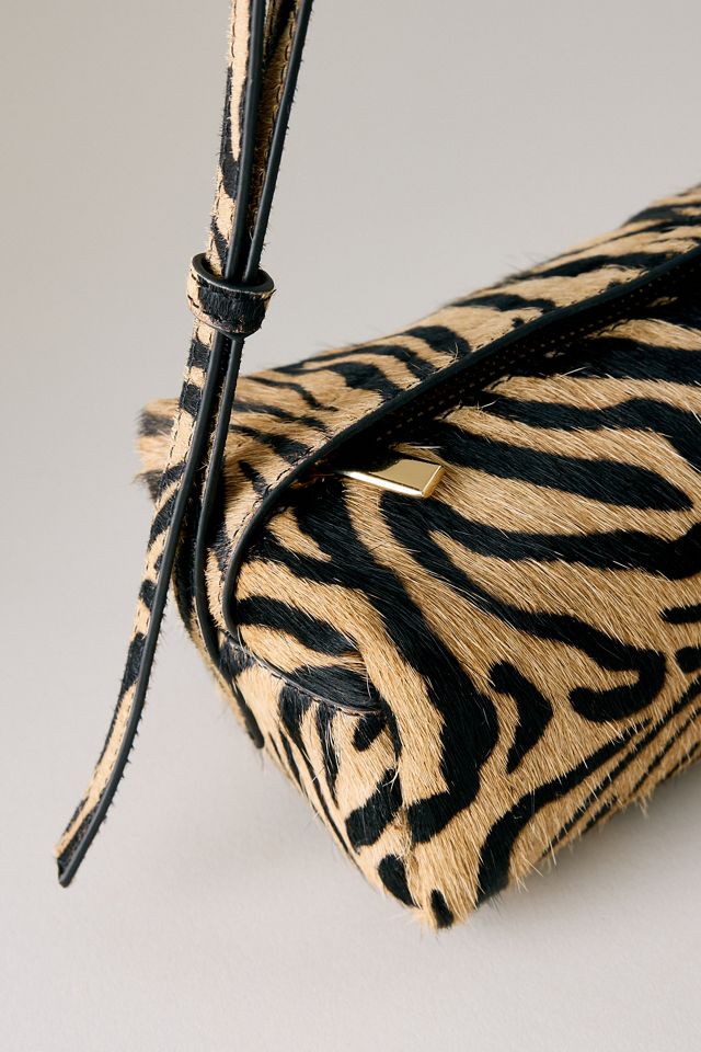 Zebra Print Barrel Bag #4