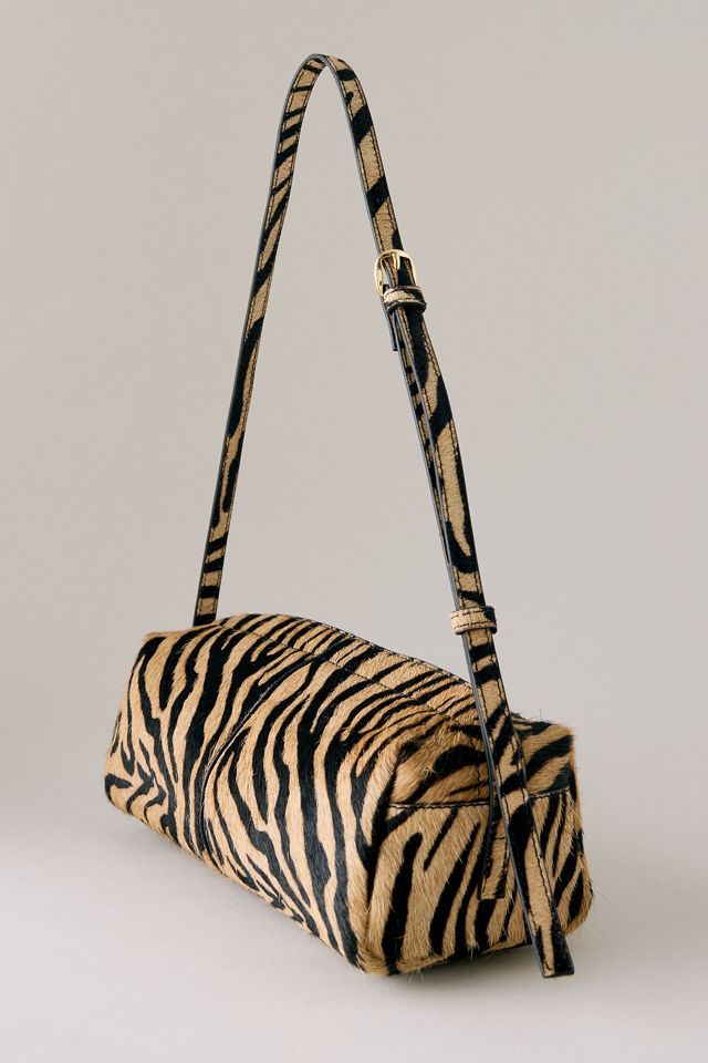 Zebra Print Barrel Bag #5