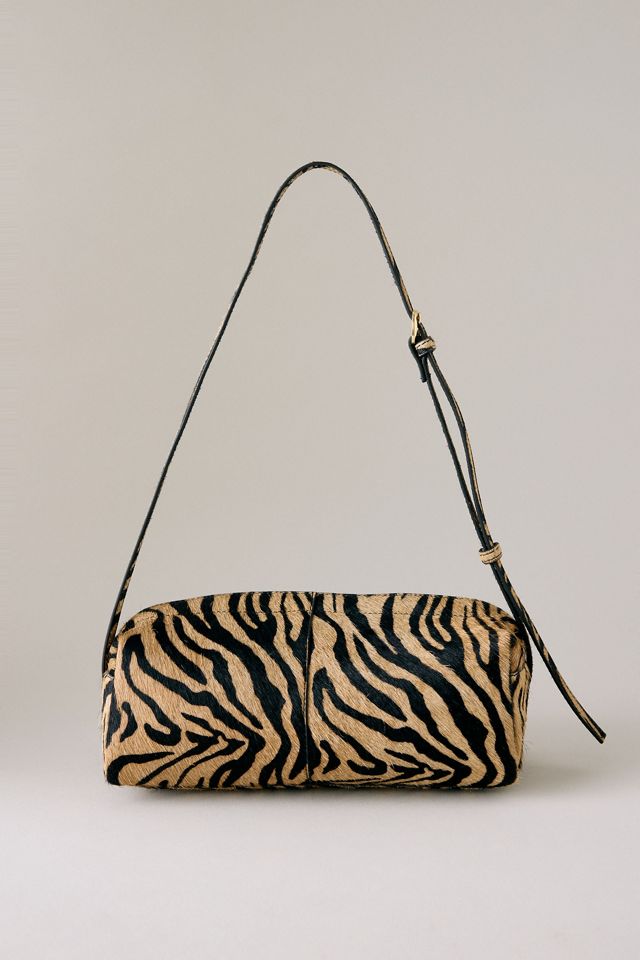 Zebra Print Barrel Bag #2