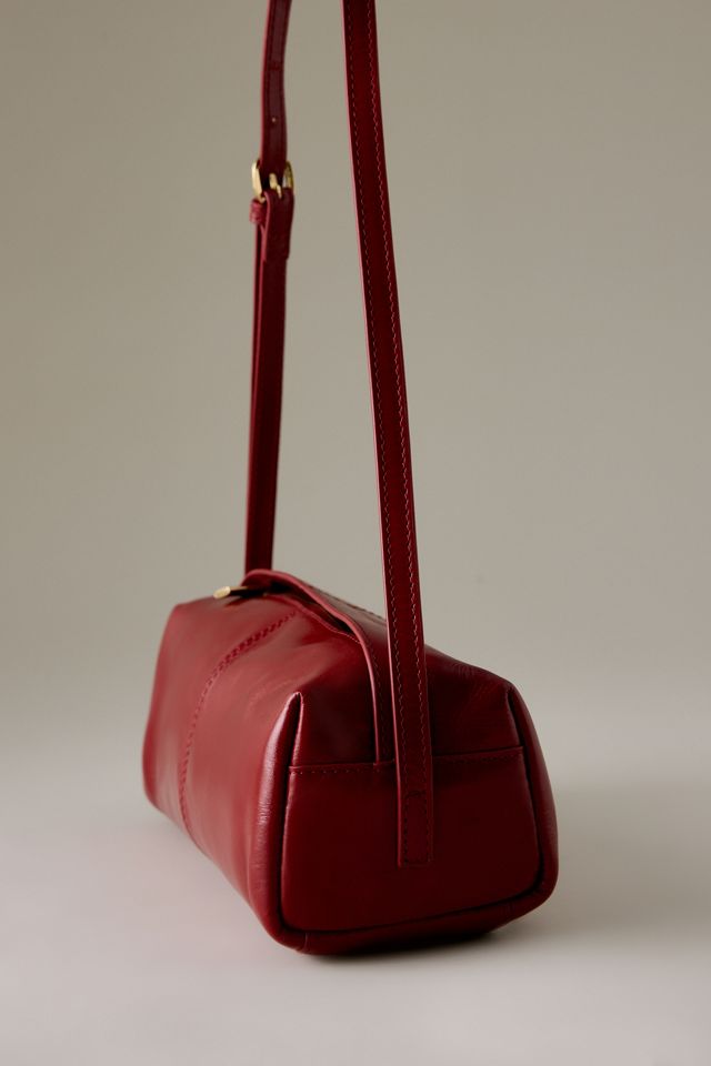 Bolso de Barril de Cuero de Alto Brillo #2