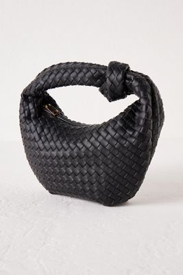 Melie Bianco Larissa Schultertasche aus gewebtem Kunstleder