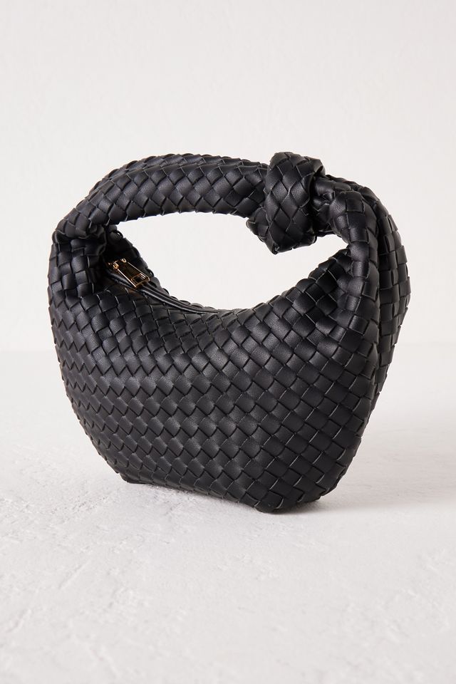 Melie Bianco Larissa Woven Faux-Leather Shoulder Bag #1