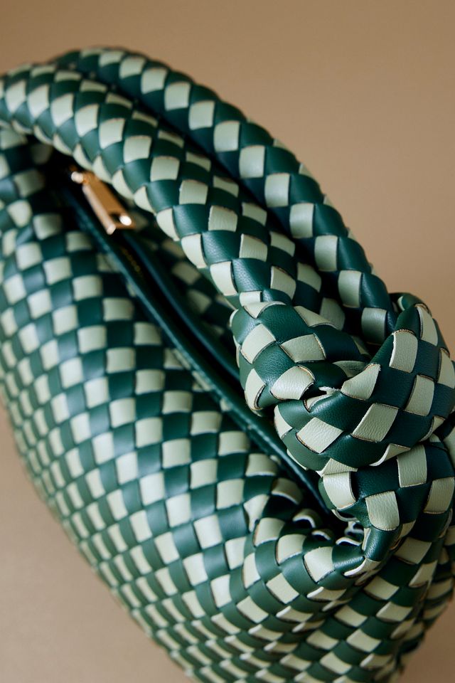 Bolso de Hombro Melie Bianco Larissa Tejido de Cuero Sintético #2