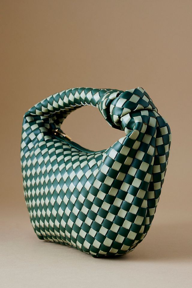 Bolso de Hombro Melie Bianco Larissa Tejido de Cuero Sintético #3