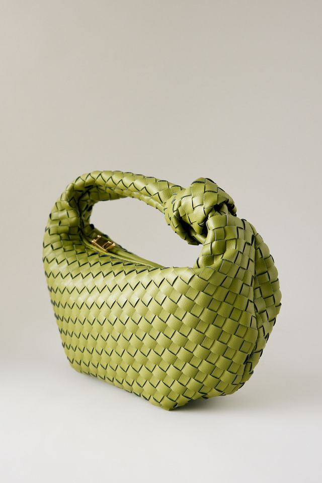 Melie Bianco Larissa Woven Faux-Leather Shoulder Bag #1