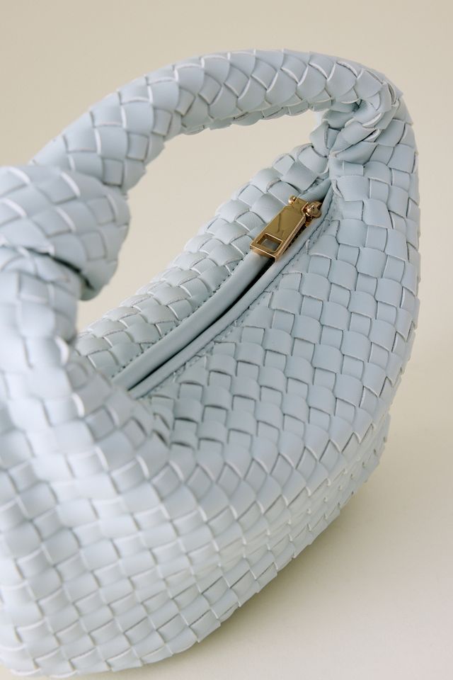 Melie Bianco Larissa Schultertasche aus gewebtem Kunstleder #1