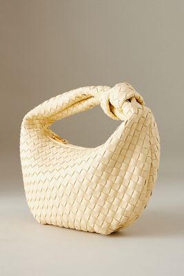 Melie Bianco Larissa Schultertasche aus gewebtem Kunstleder