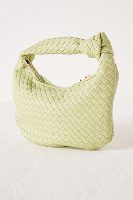 Melie Bianco Drew Faux-Leather Woven Satchel Bag | Anthropologie DE