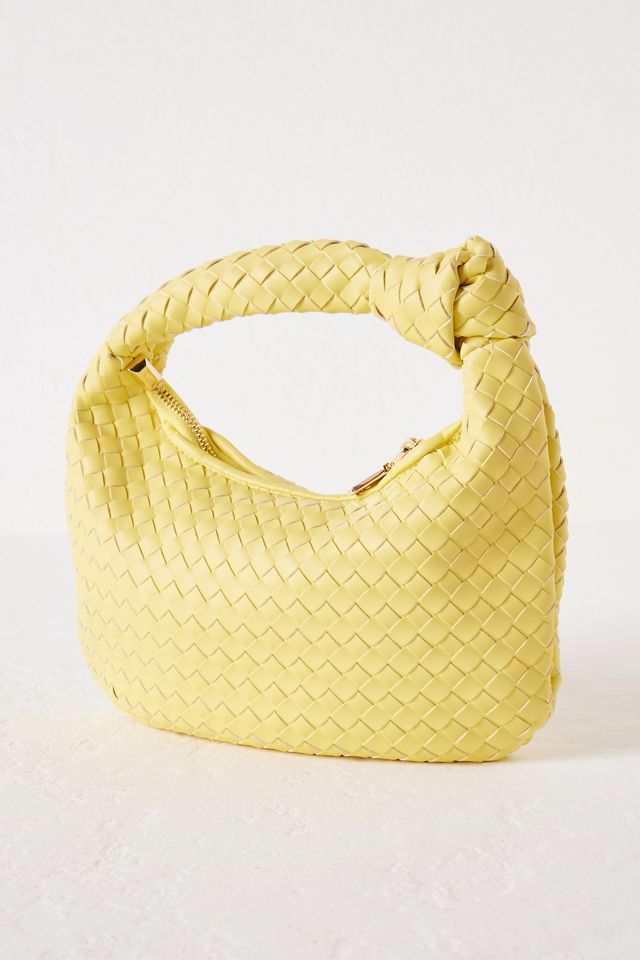 Melie Bianco Drew Woven Faux-Leather Top Handle Bag | Anthropologie FR