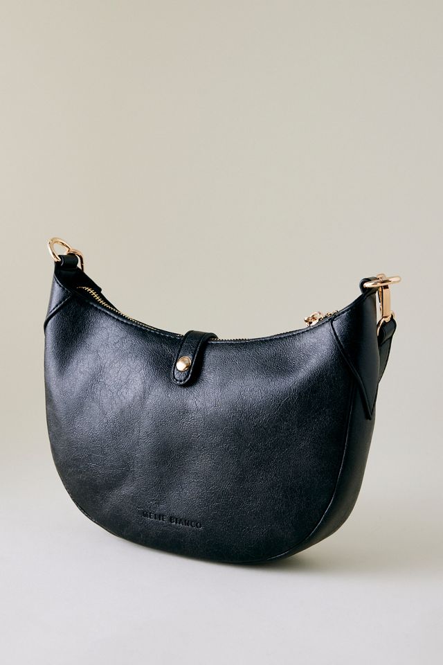 Borsa a Spalla in Finta Pelle Borchiata Melie Bianco #1