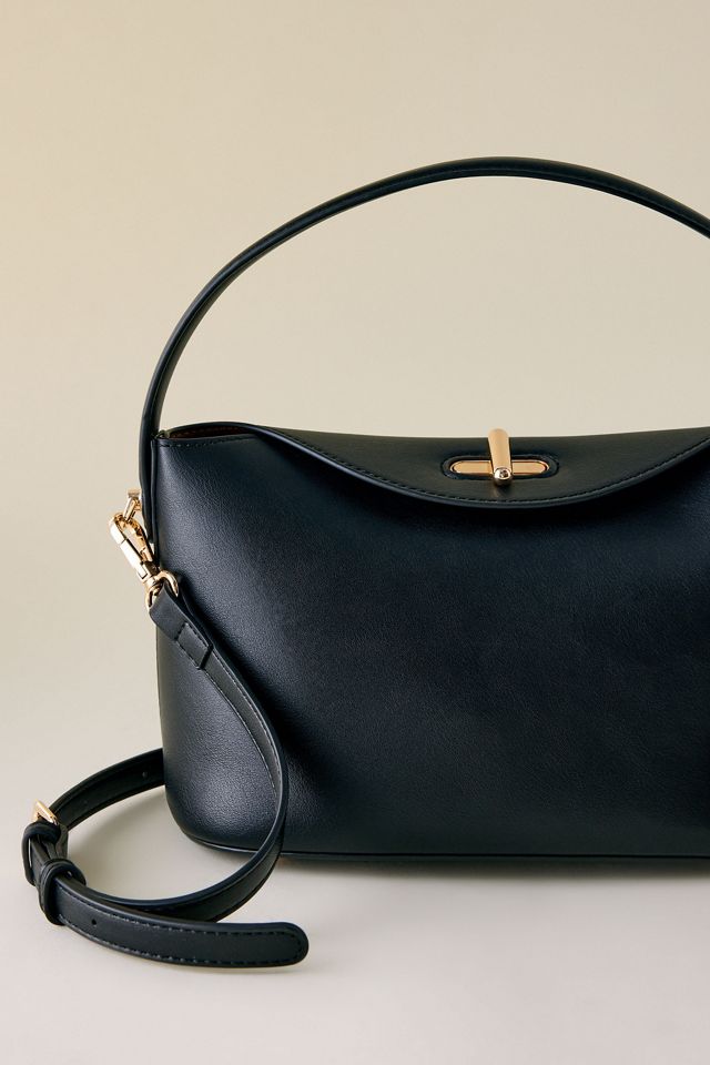 Bolso de Hombro de Cuero Sintético Lana Melie Bianco #3