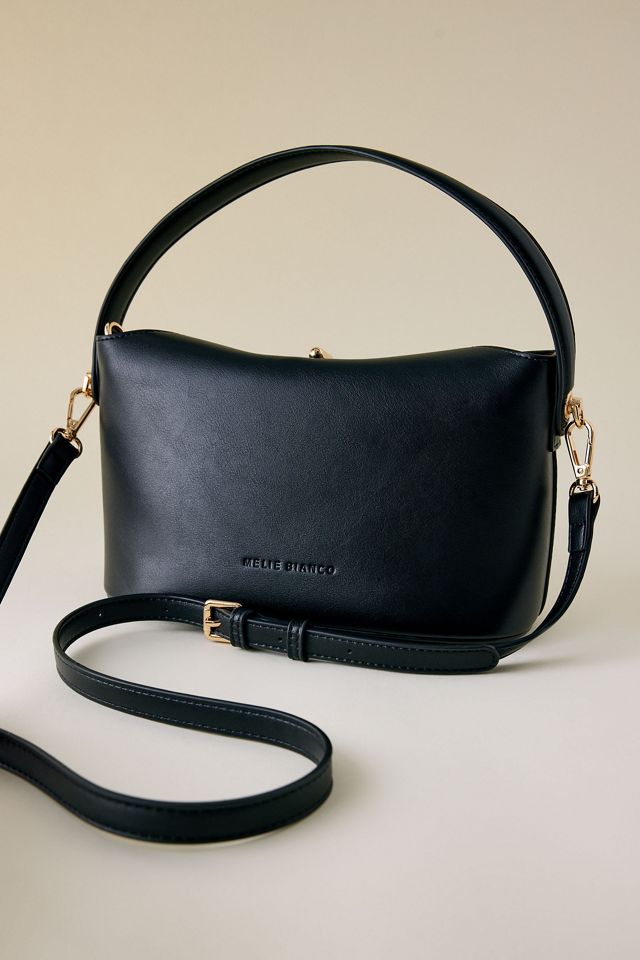Bolso de Hombro de Cuero Sintético Lana Melie Bianco #4