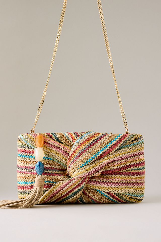 Dolce Vita Elowen Raffia Clutch Bag #2