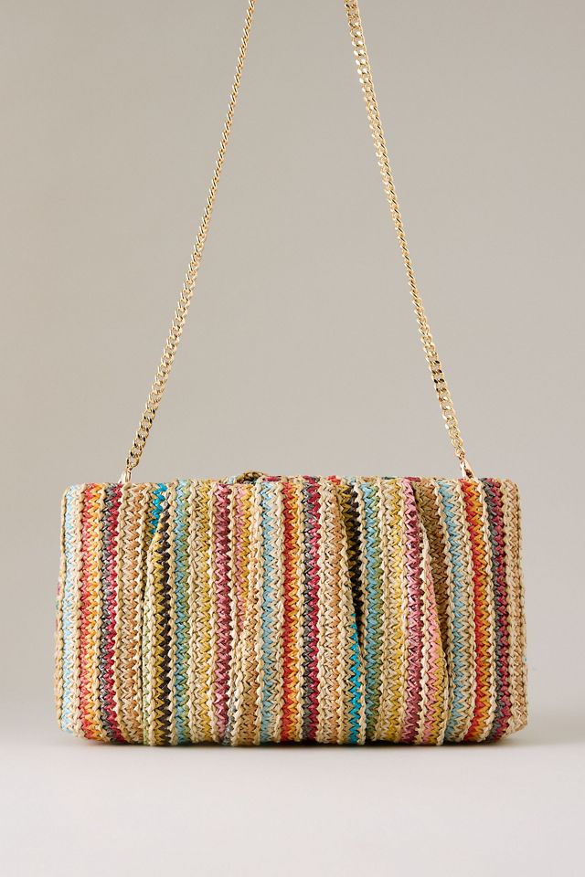 Dolce Vita Elowen Raffia Clutch Bag #4