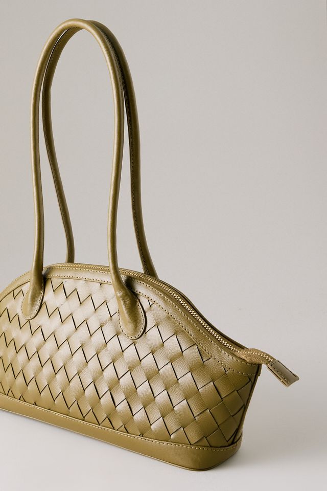 Sac à bandoulière Nunoo Ayo en cuir Florence tressé #1