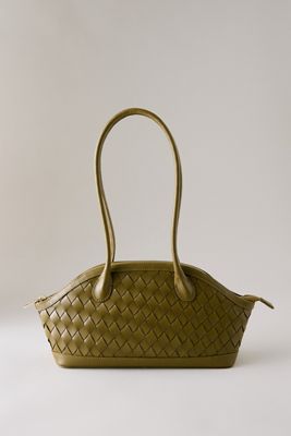 Bolso de Hombro de Cuero Nunoo Ayo Trenzado Florence