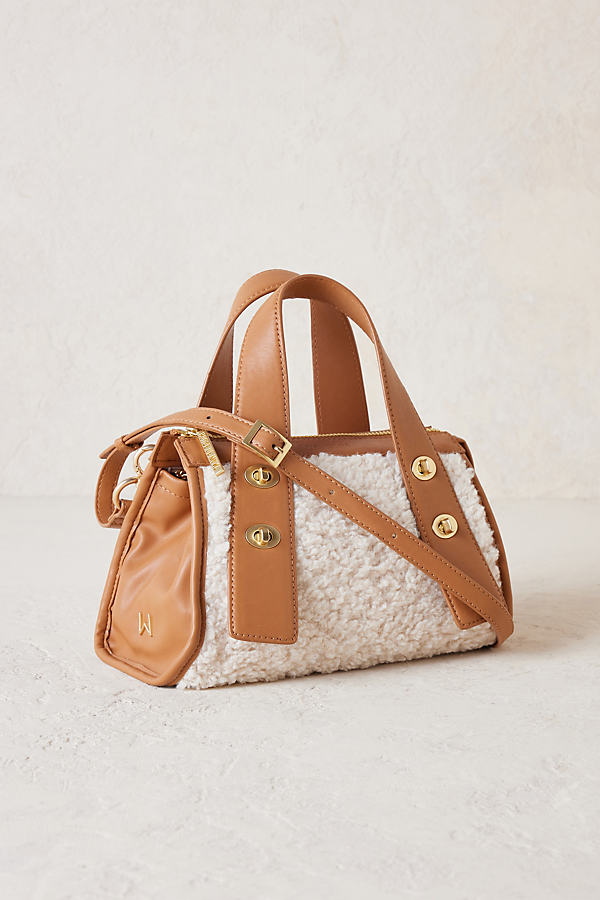 House of Want Faux Shearling Tote