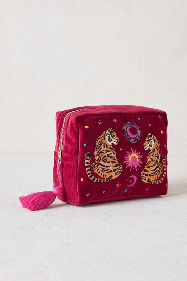 Elizabeth Scarlett Tiger Wash Bag | Anthropologie UK