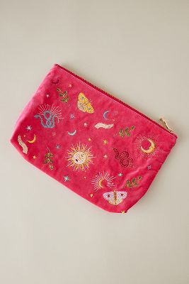 Elizabeth Scarlett Mystic Velvet Everyday Purse In Red