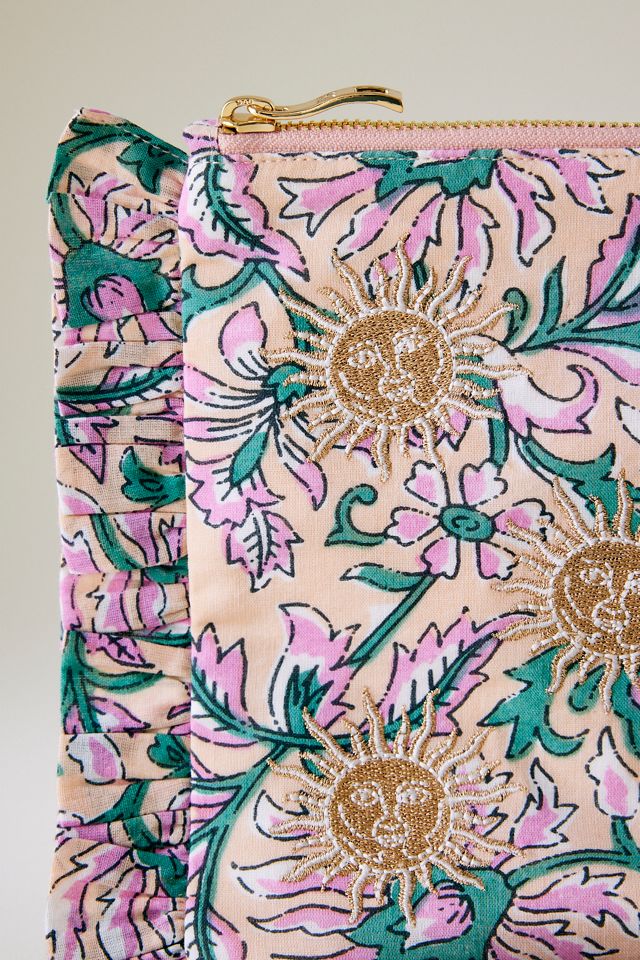 送関込【Elizabeth Scarlett】Rebirth Ruffle Pouch ポーチ Elizabeth Scarlett Rebirth Ruffle Pouch | Anthropologie UK