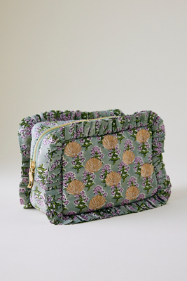 Trousse de Maquillage à Volants chez Anthropologie - Elizabeth Scarlett - Modalova
