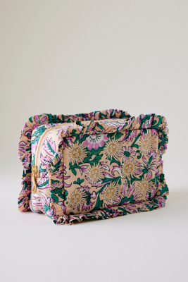 Trousse de Maquillage à Volants en chez Anthropologie - Elizabeth Scarlett - Modalova
