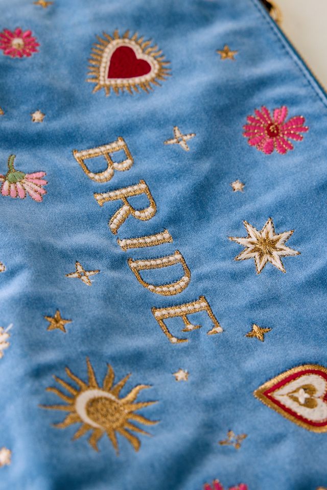Elizabeth Scarlett Bride Embroidered Pouch #1