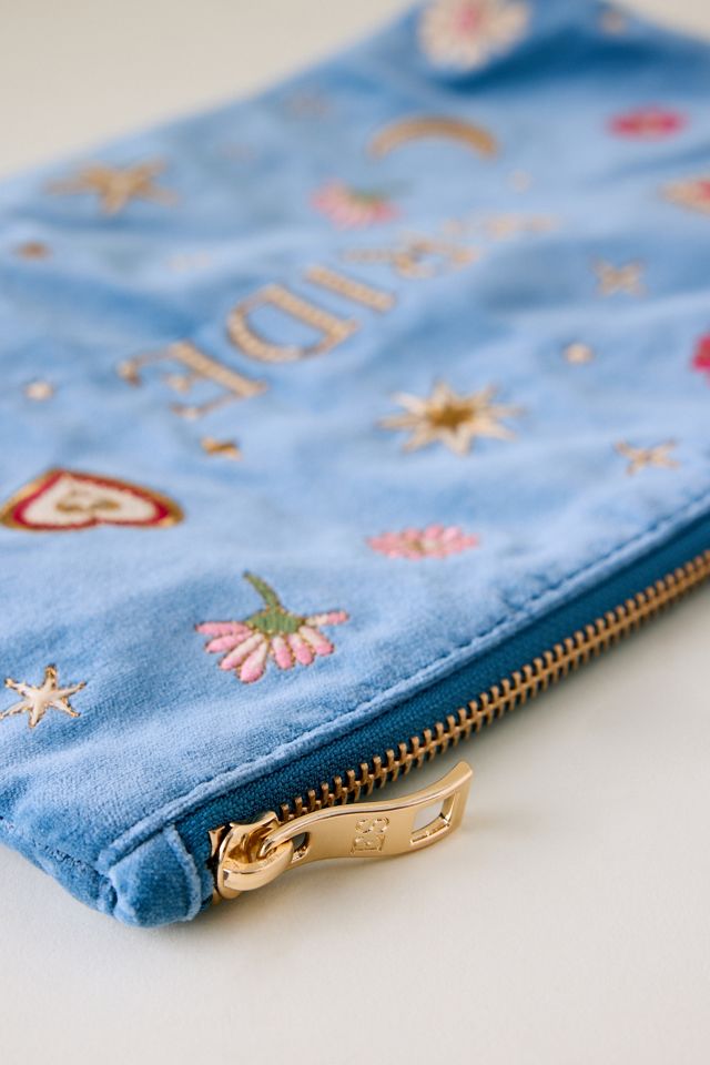 Elizabeth Scarlett Bride Embroidered Pouch | Anthropologie UK