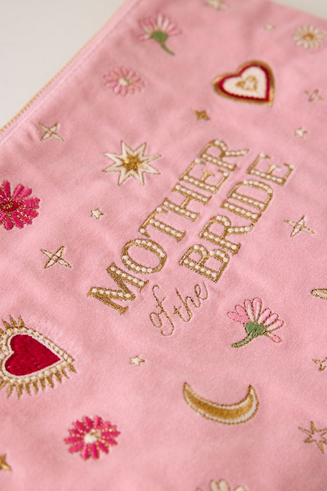 【Elizabeth Scarlett】Flowers Mother of the Bride ポーチ Pressed Flowers Mother of the Bride Everyday Pouch