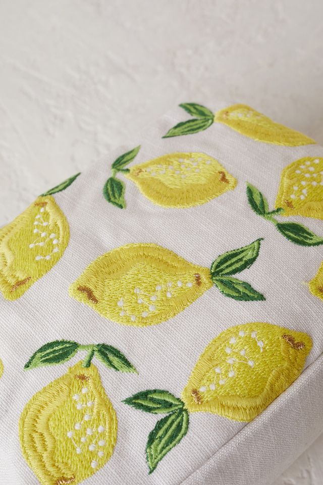 Elizabeth Scarlett x Anthropologie Lemon Wash Bag #3