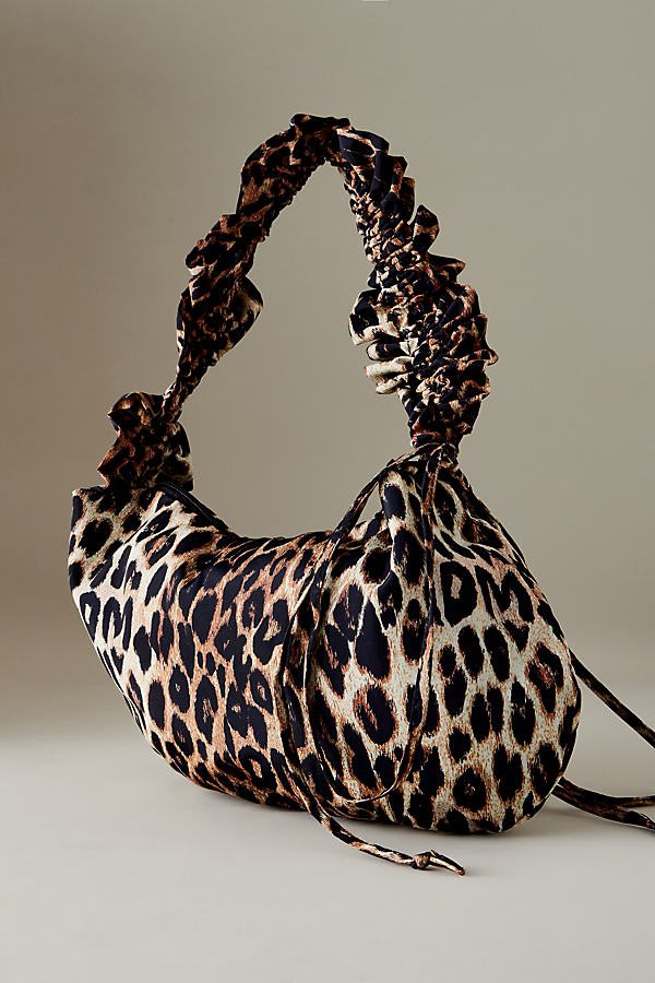 Damson Madder Leopard Print Shoulder Bag