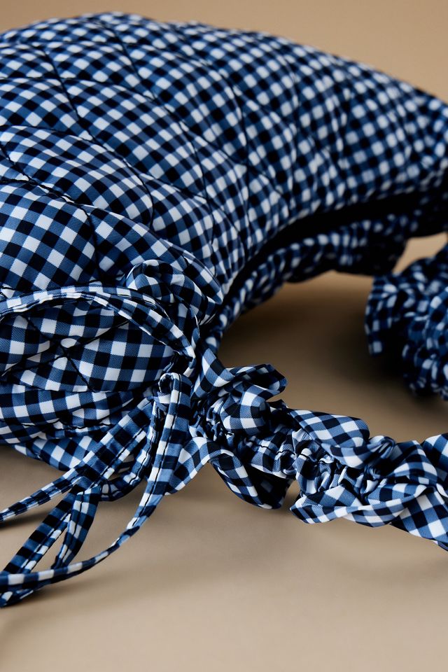 Damson Madder Checked Print Kidney Bag #1
